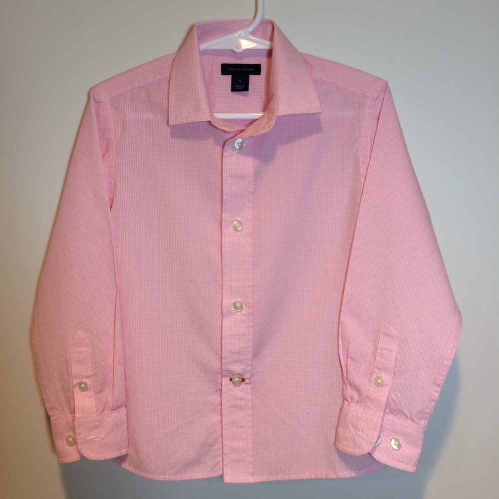 Pink Tommy Hilfiger Cross Gingham Shirt!